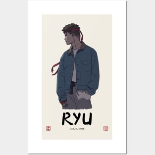 RYU - Street Fighter Casual Style Posters and Art